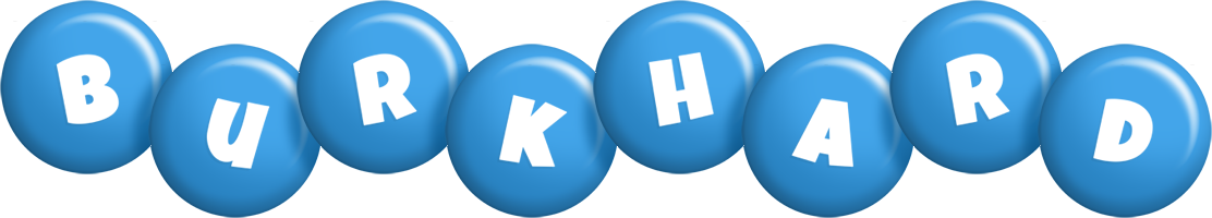 Burkhard candy-blue logo