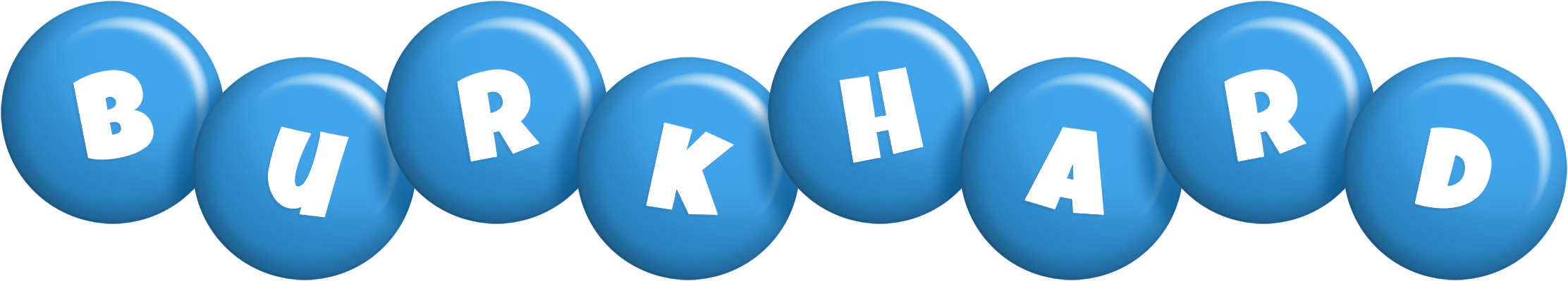 Burkhard candy-blue logo