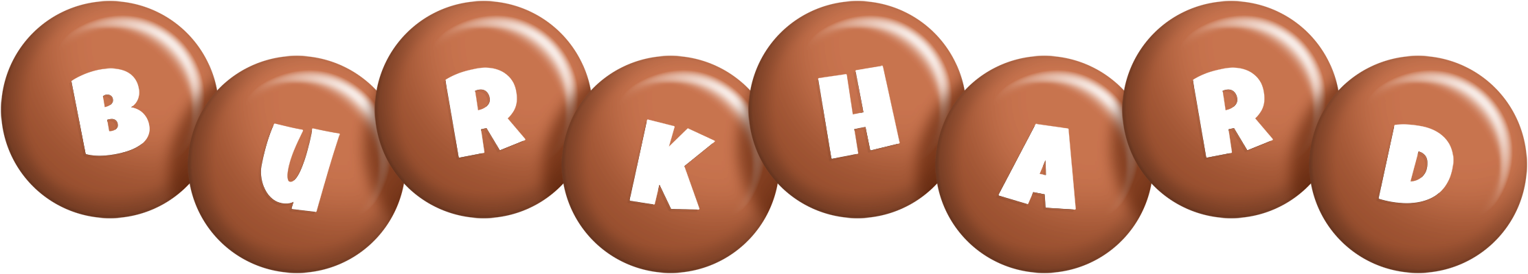 Burkhard candy-brown logo