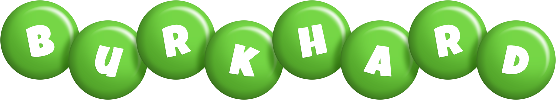 Burkhard candy-green logo