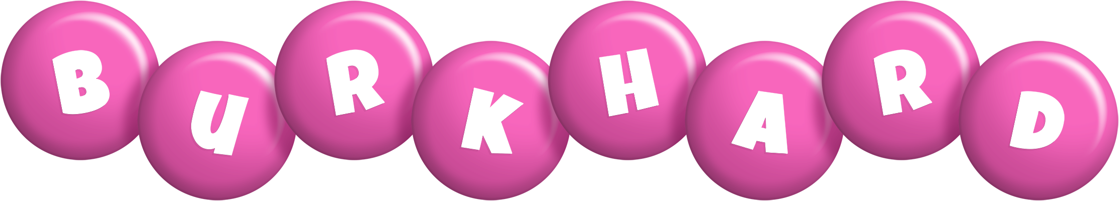 Burkhard candy-pink logo