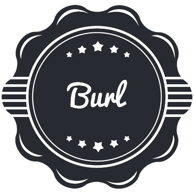 Burl badge logo
