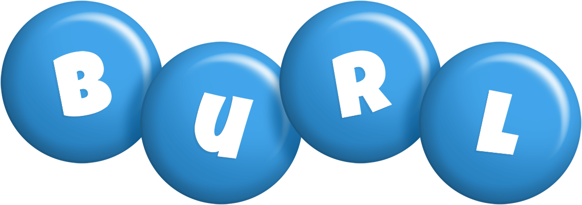 Burl candy-blue logo