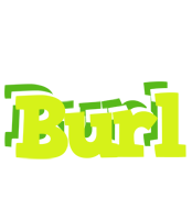 Burl citrus logo