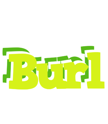Burl citrus logo