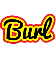 Burl flaming logo