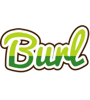 Burl golfing logo