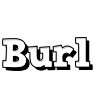 Burl snowing logo