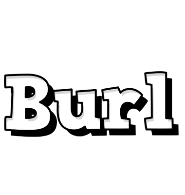 Burl snowing logo