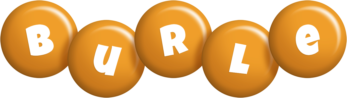 Burle candy-orange logo