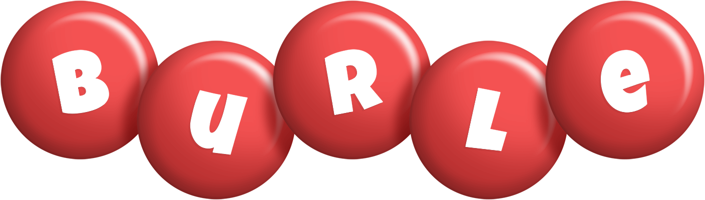 Burle candy-red logo