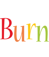 Burn birthday logo