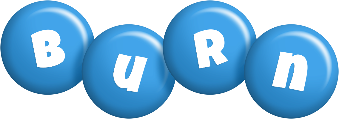 Burn candy-blue logo
