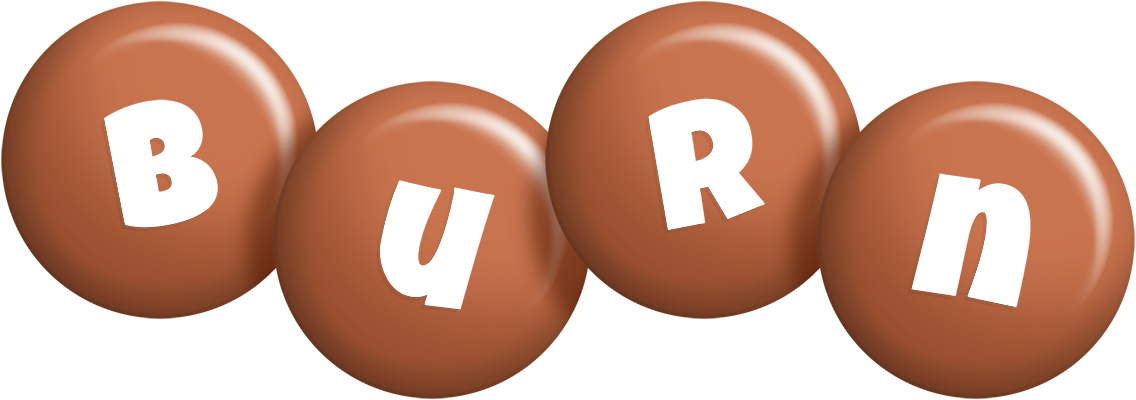 Burn candy-brown logo