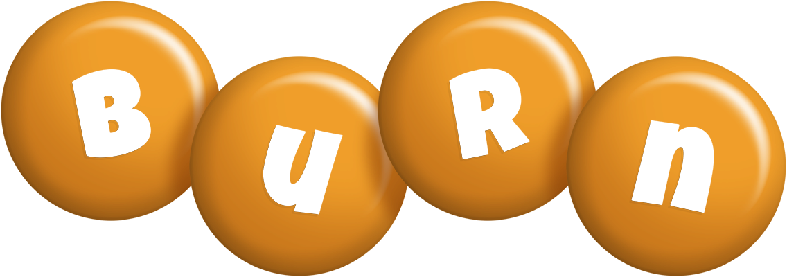Burn candy-orange logo
