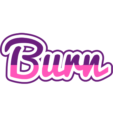 Burn cheerful logo