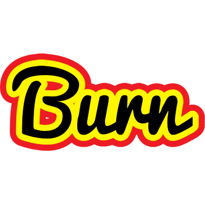 Burn flaming logo