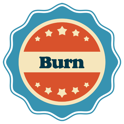 Burn labels logo
