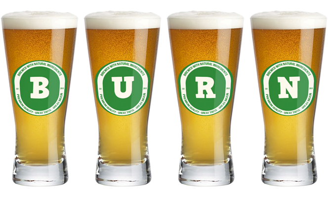 Burn lager logo