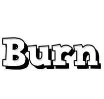 Burn snowing logo