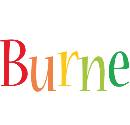 Burne birthday logo