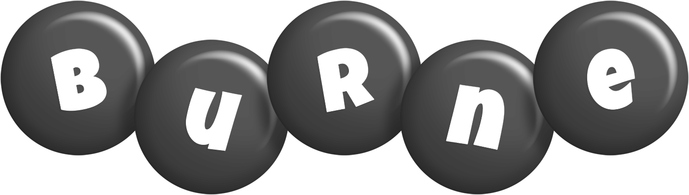 Burne candy-black logo