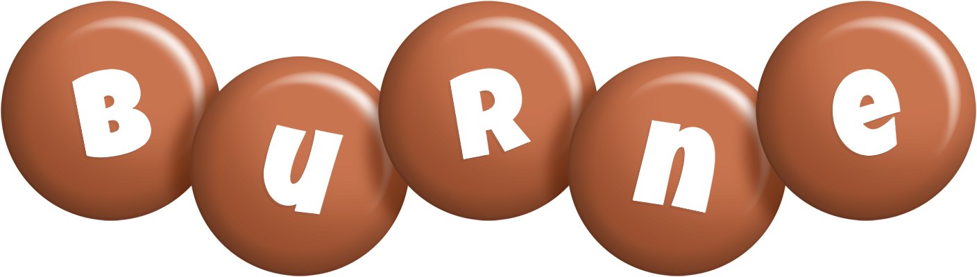 Burne candy-brown logo