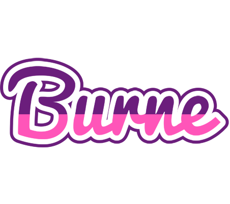 Burne cheerful logo