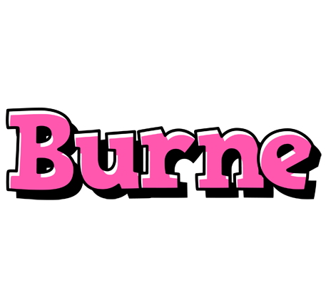 Burne girlish logo