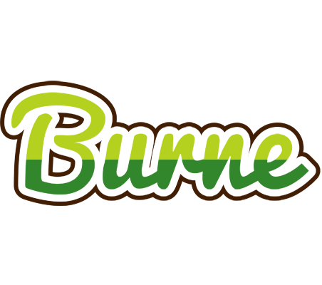 Burne golfing logo