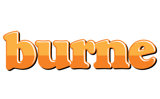 Burne orange logo