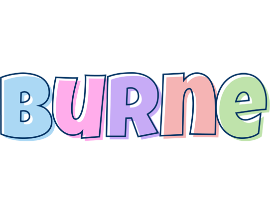 Burne pastel logo