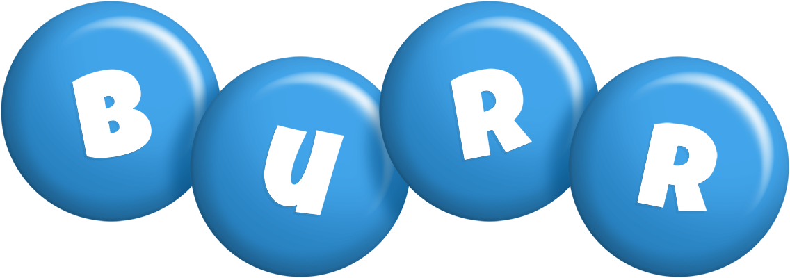 Burr candy-blue logo