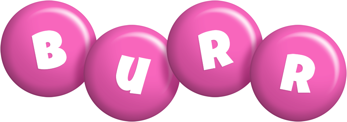 Burr candy-pink logo