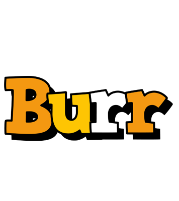 Burr cartoon logo
