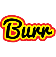 Burr flaming logo