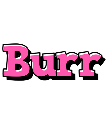Burr girlish logo