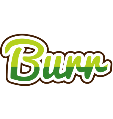 Burr golfing logo