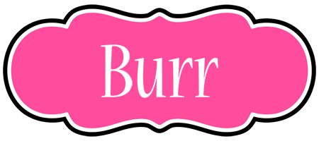 Burr invitation logo