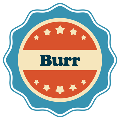 Burr labels logo