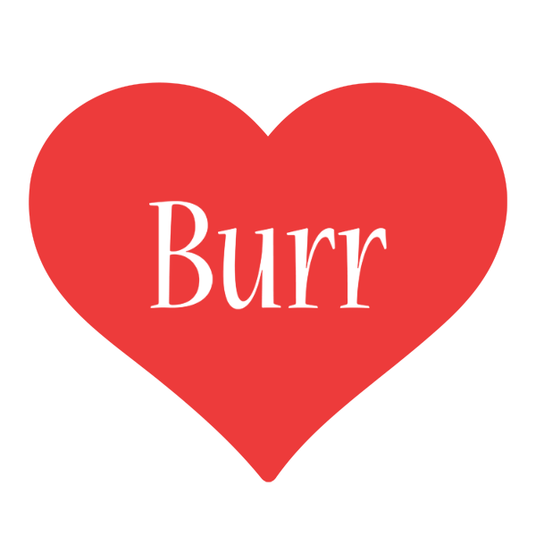 Burr love logo