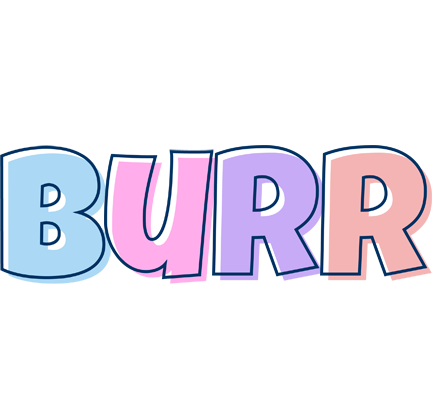 Burr pastel logo