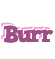 Burr relaxing logo