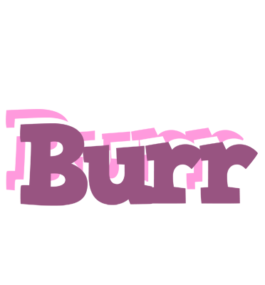 Burr relaxing logo