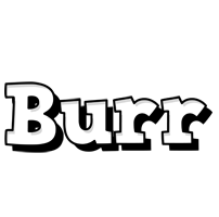 Burr snowing logo