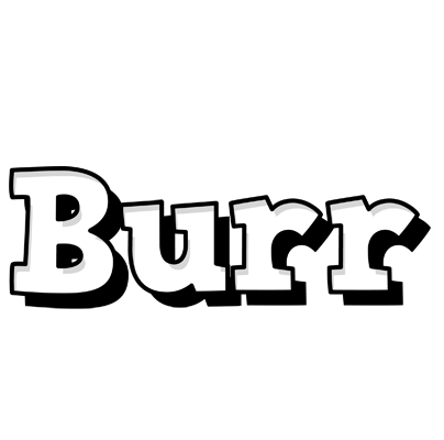 Burr snowing logo