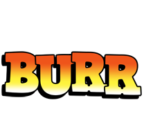 Burr sunset logo