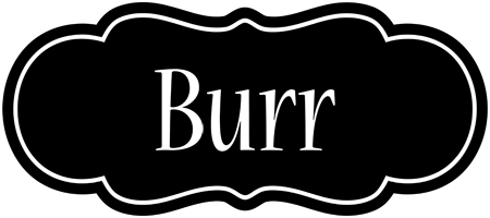 Burr welcome logo