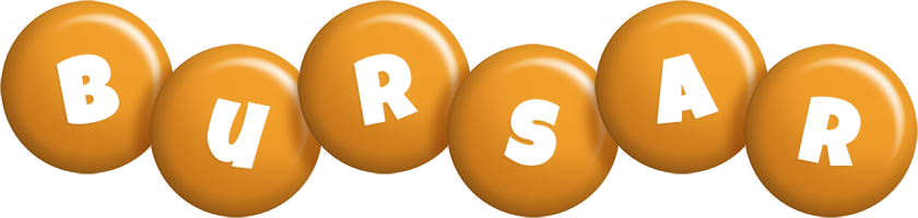 Bursar candy-orange logo