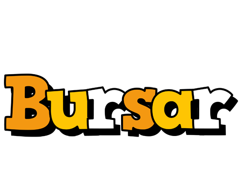 Bursar cartoon logo